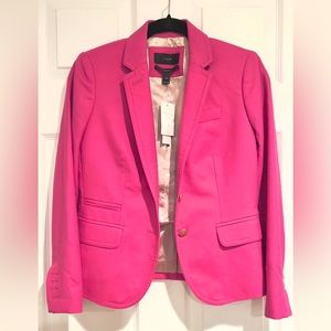JCrew Schoolboy Blazer - Barbie Hot Pink - 0 Petite